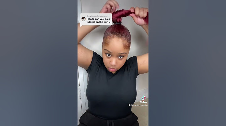 My top knot bun tutorial 😍. Follow my TikTok for more - Theprettyyaquarius 💕. #topknotbun