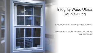 Product Feature - Integrity Wood Ultrex Double Hung Window - Window Design Center