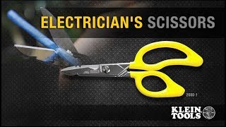 Klein Tools - 2100-8 - SS ELECTRICIANS SCISSORS FREE-FALL W/STRIP NOTCHES,  Telecom Series - RS