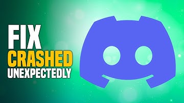 How To Fix Discord Crashed Unexpectedly (SIMPLE!)
