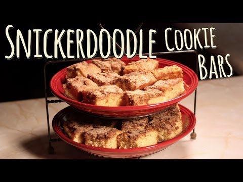 Snickerdoodle Cookie Bars