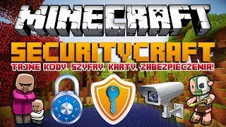 Minecraft 1.8 Mody - SecurityCraft Mod - Tajne Kody, Szyfry, Karty, Zabezpieczenia, Trollowanie!