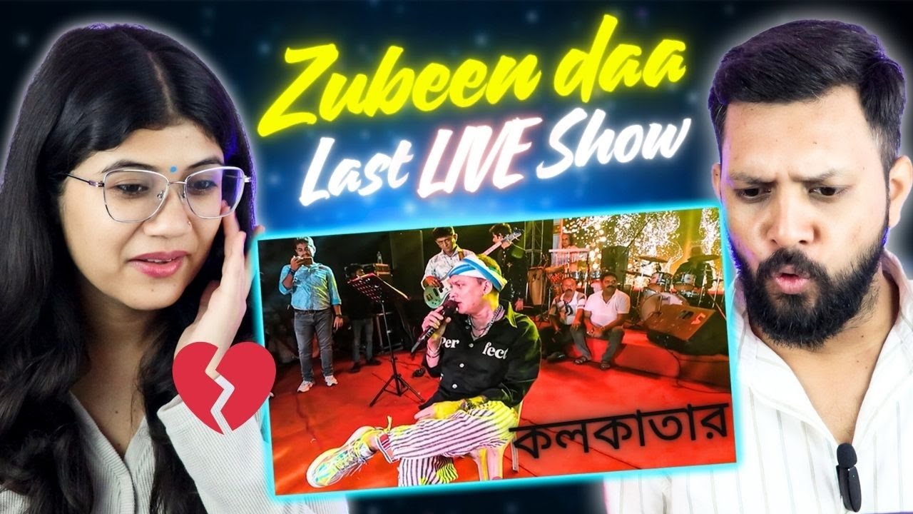 Zubeen Garg Ya Ali Live in Kolkata💔| Last Program of জুবিন দা | Emotional Stage Performance Reaction