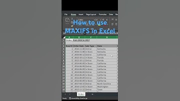 MS Excel - How to use MAXIFS to get the max value with text criteria reference [Need 2 Know] #excel