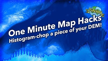 One Minute Map Hacks: Histogram-chop a piece of your DEM
