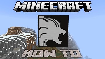 Minecraft ~8 Bit~ HOW TO : Lionhead Studios Logo ( Tutorial ) /W Killerkev