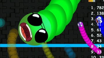 Worms Zone.io Snake Games Playing Noob (vs) proo #shorts