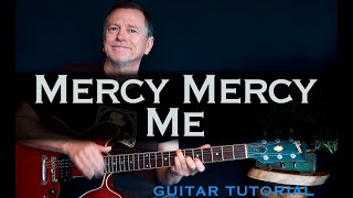 Mercy Mercy Me Marvin Gaye guitar lesson tutorial