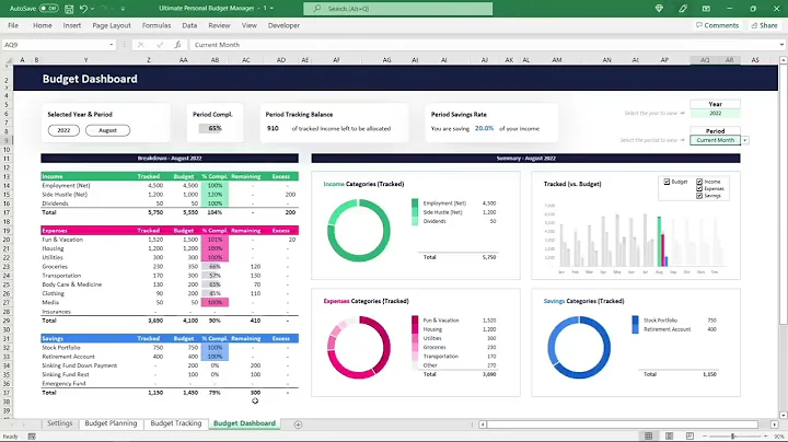 How to create Ultimate Personal Budget in Excel 2025