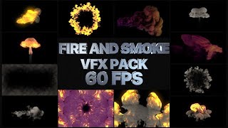Fire And Smoke VFX Pack Motion Graphics Templates