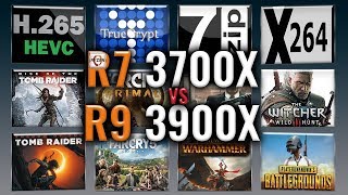 Ryzen 7 3700X vs Ryzen 9 3900X Benchmarks | Test Review | Comparison | Gaming | 13 Tests