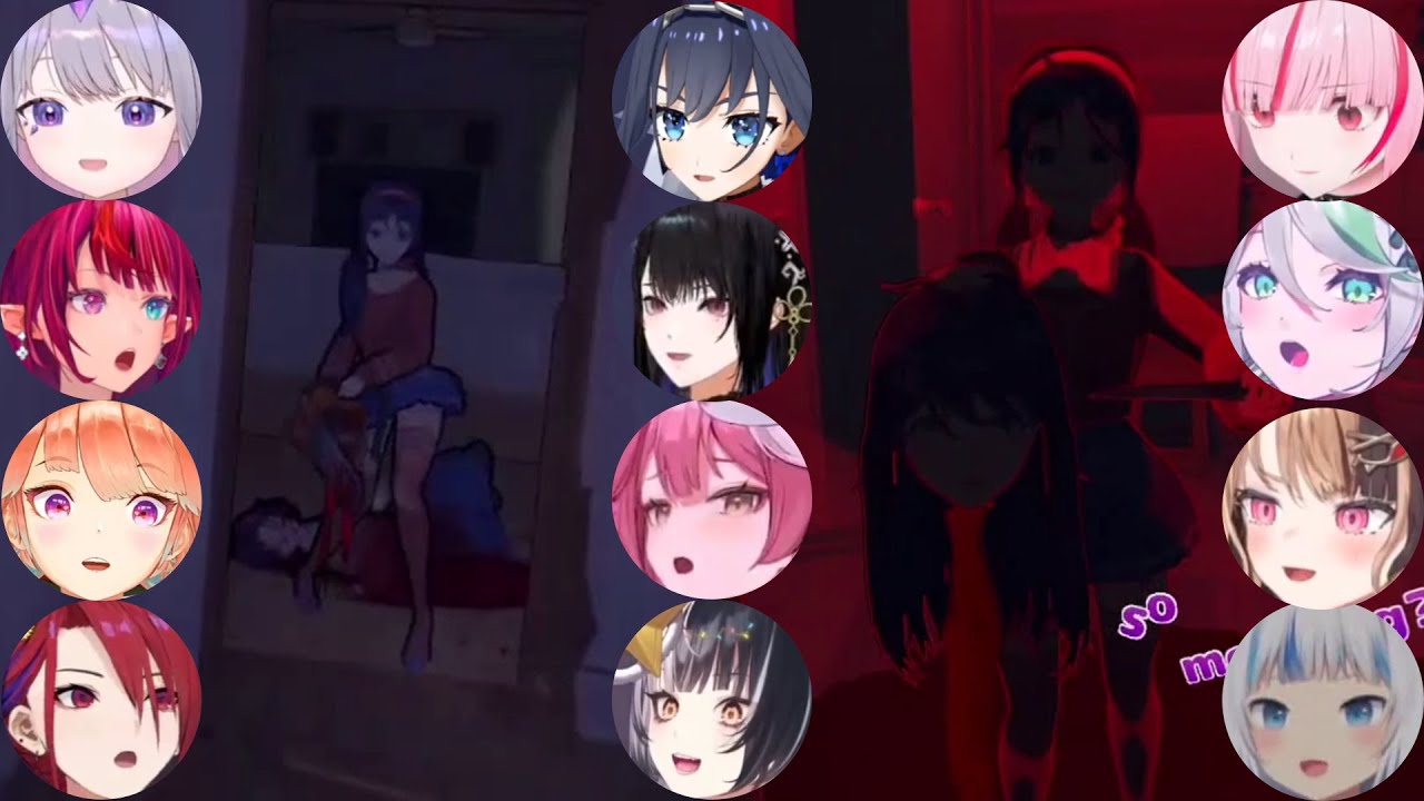 Реакция Holo EN на сцену с Милой и Киндом Митой