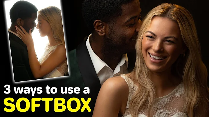 3 ways to use a softbox for wedding photography