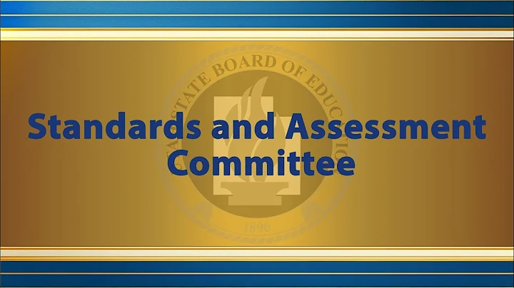 2025-09-05 | September 5th, 2025 Standards and Assessment Committee (Live) | USBE