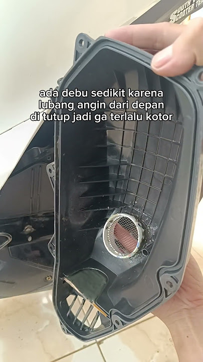 filter udara busa bikin mesin cepat kotor? #vario #vario150 #honda  #filterudara #modifikasi