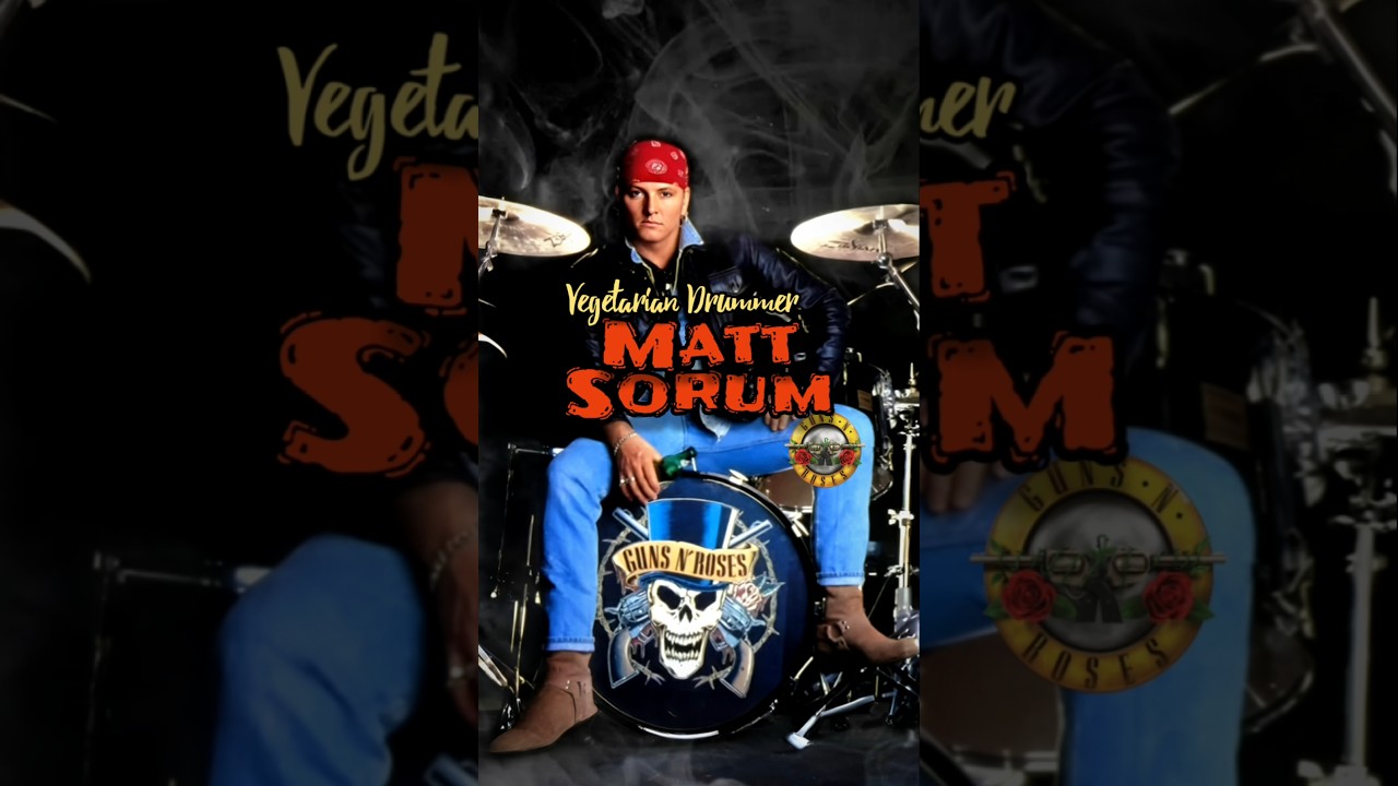 MATT SORUM Drumer Vegetarian