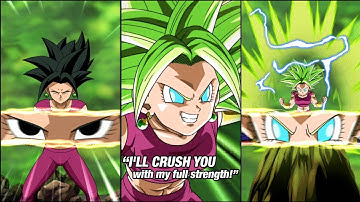 Transforming Kefla Voiced Active Skill & Super Attack Animations | GLOBAL Dokkan Battle