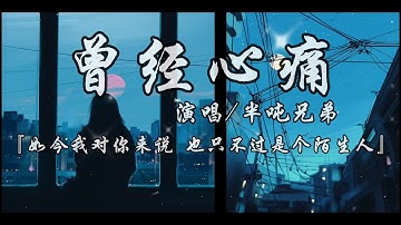 曾经心痛-半吨兄弟『如今我对你来说 也只不过是个陌生人』动态歌词lyrics 高音质