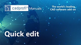Quick edit command