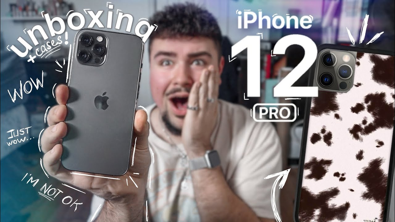 Iphone 12 Pro Max Unboxing 128gb Graphite Youtube