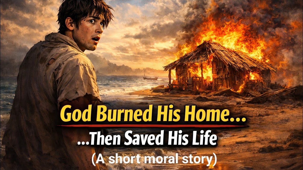 God Burned His Only Home | A Powerful Motivational Story About Faith. 