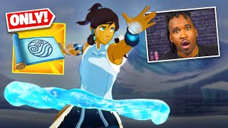 Waterbending MYTHIC Only Challenge in Fortnite!