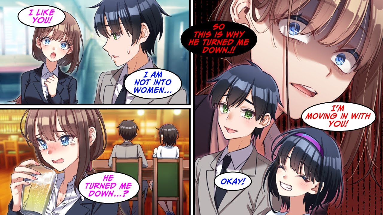 [Manga Dub] I turned down a confession from the most popular receptionist at work and..