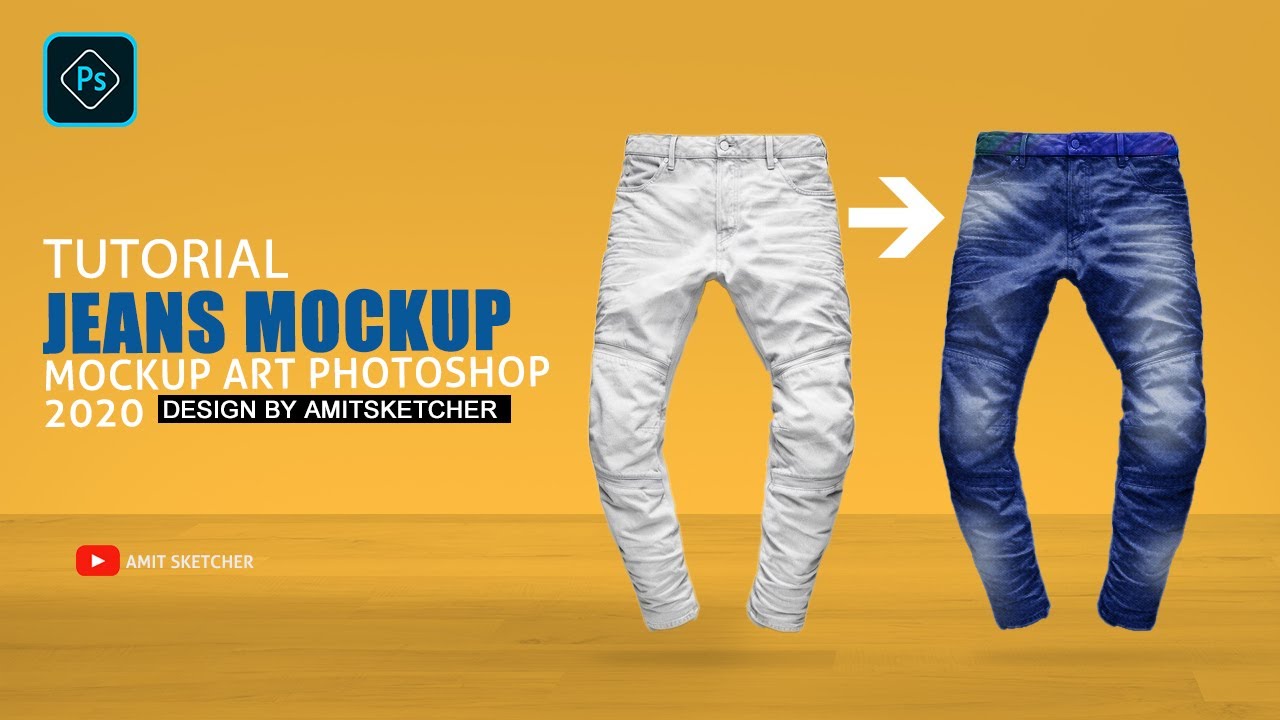 Download How To Design Denim Jeans Mockup Photoshop Tutorial 2020 Youtube