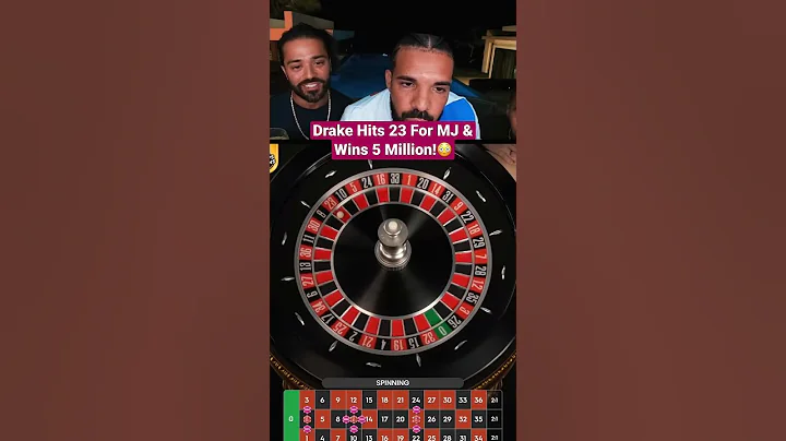 Drake Hits 23 On Roulette For MJ & Wins 5 Million!😳 #drake #roulette #michaeljordan #casino #bigwin