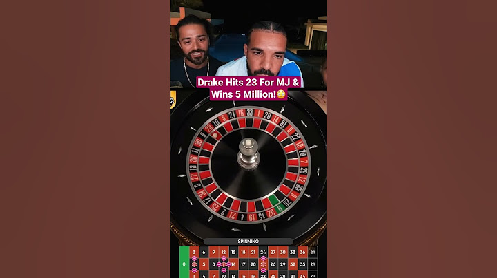 Drake Hits 23 On Roulette For MJ & Wins 5 Million!😳 #drake #roulette #michaeljordan #casino #bigwin