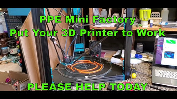 PPE Mini Factory - Anycubic Predator & Flashforge Dreamer Action