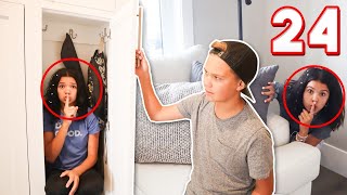 Last to get CAUGHT inside FAMOUS YOUTUBER HOUSE?!! we snuck in