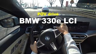 BMW 330e M sport LCI POV drive