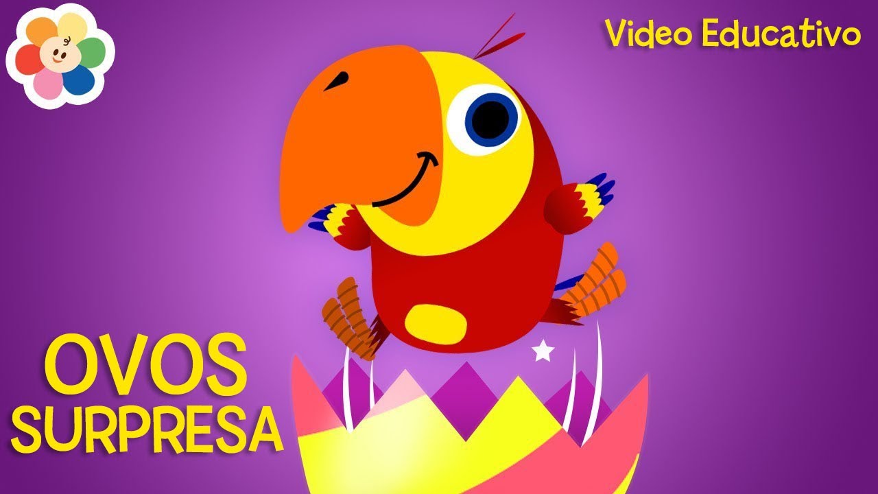 Video Infantil Educativo, Desenhos Educativos em Português, ovos surpresa