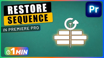 How to Get Back LOST SEQUENCE Files in Premiere Pro