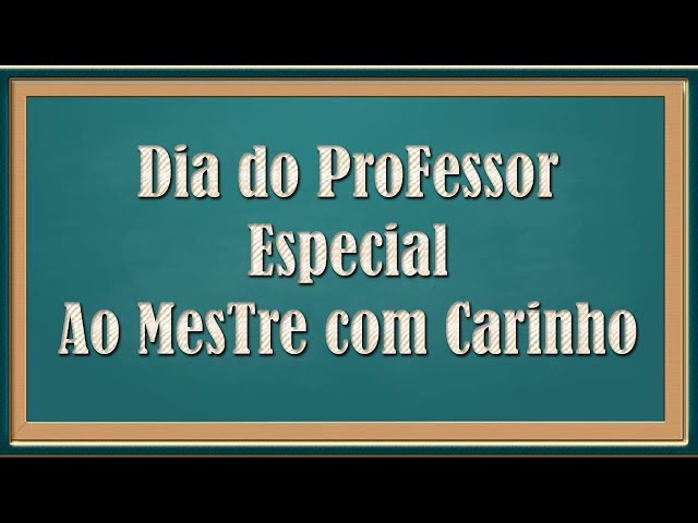 Ao Mestre com carinho: professoras e professores das infâncias em