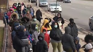 Detroit Police Department helps families in need for the holidays