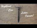 Forging a Highland Cow Letter Opener!