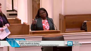 03/17/26 Metropolitan Council Committee: Public Health & Safety