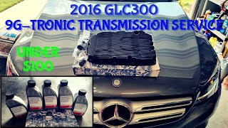 2016 GLC300 9GTRONIC Transmission Service | GLC300 Transmission Fluid and Filter Replacement