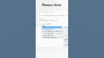 Program to print Fibonacci Series | Python | Tanjiro CODER  #coding #python #programming