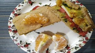 Healthy sandwich for kids Orange  sandwich | Healthy breakfast sandwich | Vitamin c Sandwich