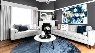 50 Gray Living Room Design Ideas