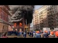 Пожар в ЖК Видный город, подборка со всех ракурсов.