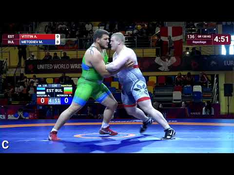 Repechage GR 130 Kg A VITITIN EST V M METODIEV BUL