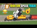 BIG BUD 747 Trying To Stop 1000 KM/h Speed Train!!! FS19 Funny Moments | STAR GAMERS