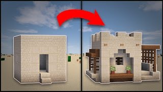 Minecraft: How To Remodel A Desert Village Small House
