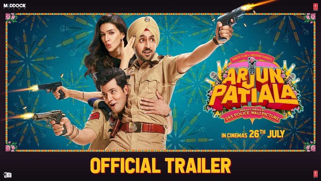 Official Trailer Arjun Patiala  Diljit Kriti Varun  Dinesh V  Rohit J  Bhushan K  26 July
