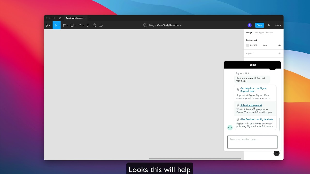Update in 2021: How to report bugs in Figma - YouTube