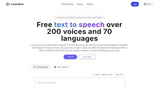 Website Text To Speech (Gratis) - Luvvoice com